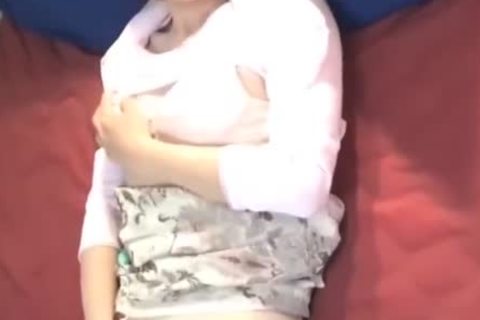 cute Japanese Crossdresser Onany And sperm flow