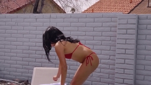 TransAngels.com: Tgirl Sharnell Dupree oil spanking