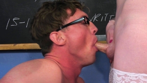 GenderX - Tattooed Janelle Fennec girl deepthroat video