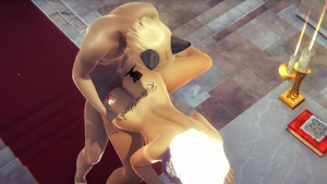 Yaoi Femboy - Denki In Wedding suit Jerks Off And gets banged In Church